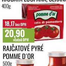 Ratio Rajčatové pyré pomme d'or 500g nabídka