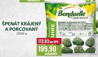 Ratio Špenát krájený a porcovaný 2500 g nabídka