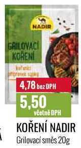 Ratio Koření nadir grilovací směs 20g nabídka