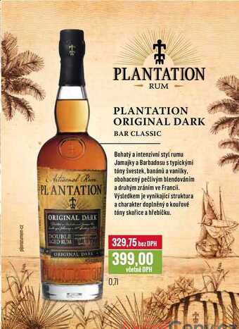 Ratio Plantation rum 0,7l nabídka