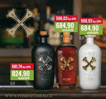 Ratio Bumbu the original rum 0,7l nabídka