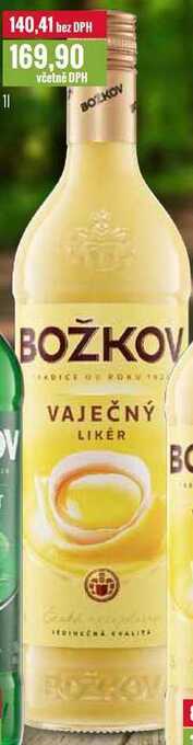 Ratio Božkov vaječný likér 1l nabídka