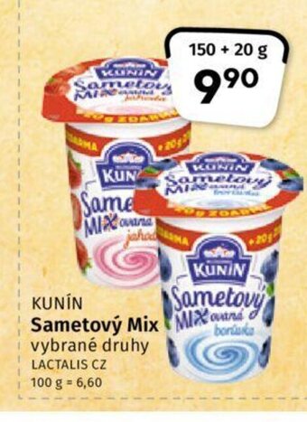 Coop KUNÍN Sametový Mix nabídka