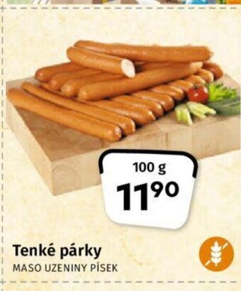 Coop Tenké párky nabídka