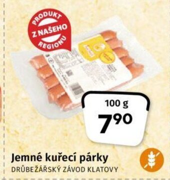 Coop Jemné kuřecí párky nabídka