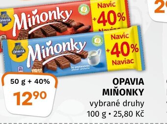 OPAVIA MIŇONKY