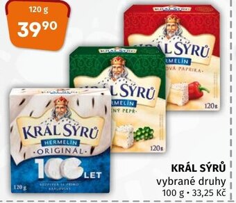 Coop KRÁL SÝRŮ nabídka