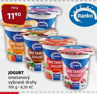 Coop JOGURT smetanový nabídka