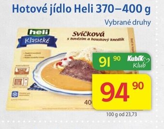 Kubík potraviny Hotové jídlo Heli 370-400 g nabídka