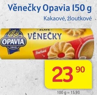 Kubík potraviny Věnečky Opavia 150 g nabídka