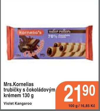 Coop hb Mrs.Kornelias trubičky s čokoládovým krémem 130 g nabídka