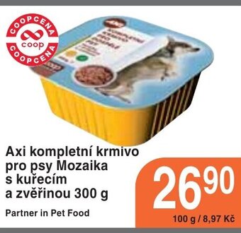 Coop hb Axi kompletní krmivo pro psy Mozaika s kuřecím a zvěřinou 300 g nabídka