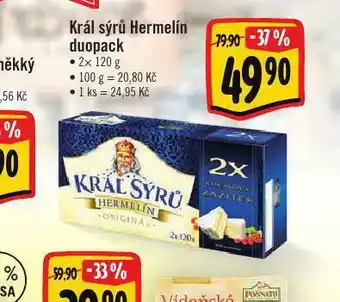 Albert Král sýrů hermelín diopack nabídka