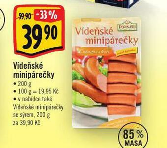 Albert Vídeňské minipárečky nabídka