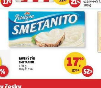 Penny Market Tavený sýr smetanito nabídka