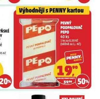 Penny Market Pepo pevný podpalovač nabídka