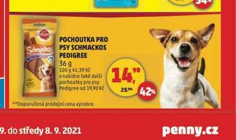Penny Market Pedigree pochoutky pro psy nabídka