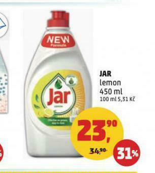 Penny Market Jar prostředek na mytí nádobí nabídka