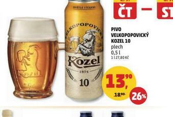Penny Market Pivo velkopopovický kozel 10 nabídka