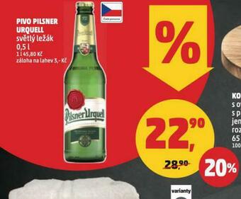 Penny Market Pivo pilsner urquell nabídka