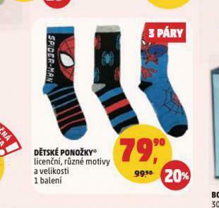 Penny Market Dětské ponožky nabídka