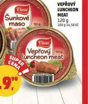 Penny Market Vepřový luncheon meat nabídka