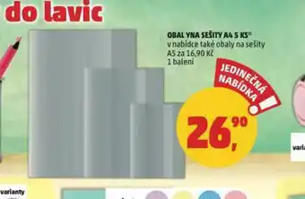 Obal na sešity