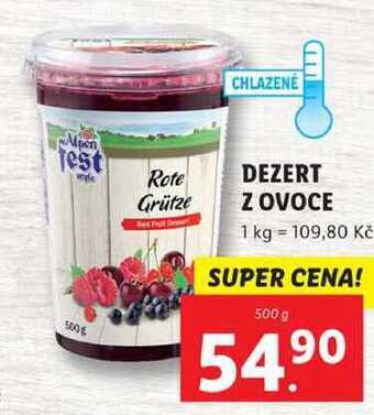 Lidl Dezert z ovoce, 500 g nabídka