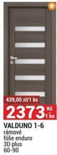 Merkury Market VALDUNO 1-6 rámové fólie enduro 3D plus 60-90 nabídka