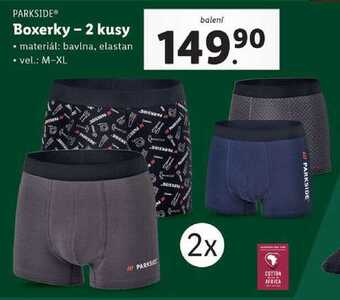 Lidl Boxerky - 2 kusy nabídka