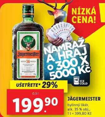 Lidl Jägermeister, 0,5 l nabídka