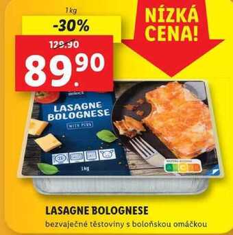 Lidl Lasagne bolognese, 1 kg nabídka