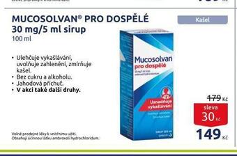 Benu Mucosolvan nabídka