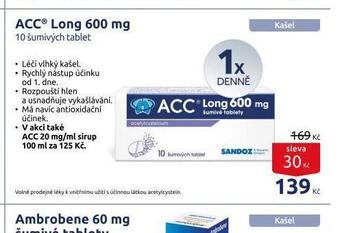 Benu Acc long nabídka