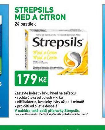 Alphega Lékárna Strepsils nabídka