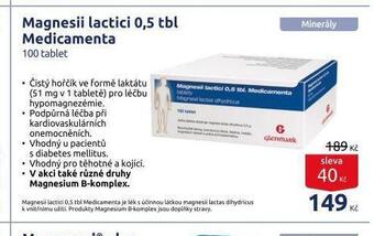 Benu Magnesii lactici nabídka