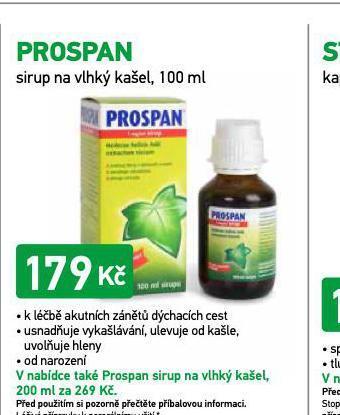Alphega Lékárna Prospan nabídka