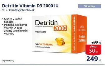 Benu Detritin vitamin nabídka
