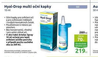 Benu Hyal-drop oční kapky nabídka