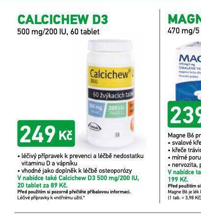Alphega Lékárna Calcichew d3 nabídka