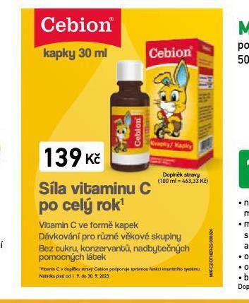 Alphega Lékárna Cebion nabídka