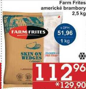 Jip Farm frites americké brambory, 2,5 kg nabídka