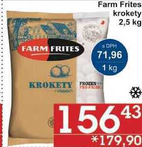 Jip Farm frites krokety, 2,5 kg nabídka