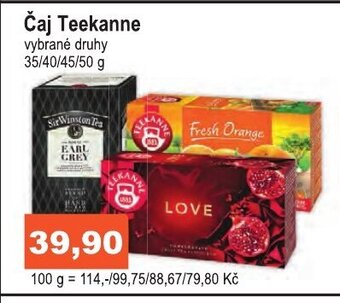 COOP DISKONT Čaj Teekanne nabídka