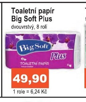 COOP DISKONT Toaletní papír Big Soft Plus nabídka