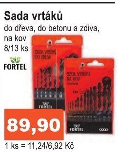 COOP DISKONT Sada vrtáků nabídka