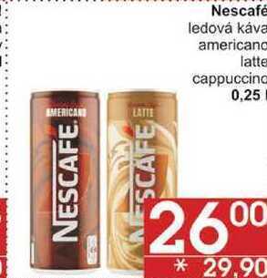 Jip Nescafé ledová káva americano, 0,25 l nabídka