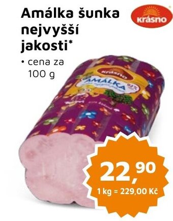 Můjobchod Amálka šunka nejvyšší jakosti nabídka