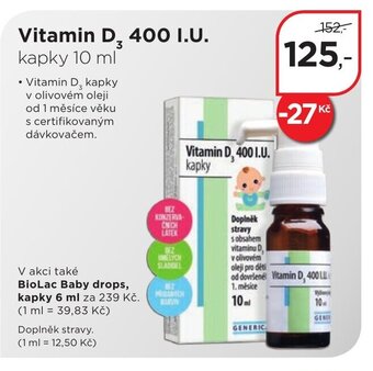 Magistra lékárny Vitamin D 400 1U kapky nabídka