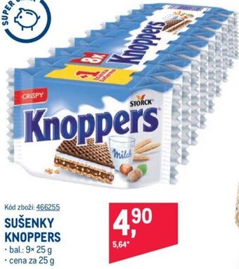 Makro SUŠENKY KNOPPERS nabídka